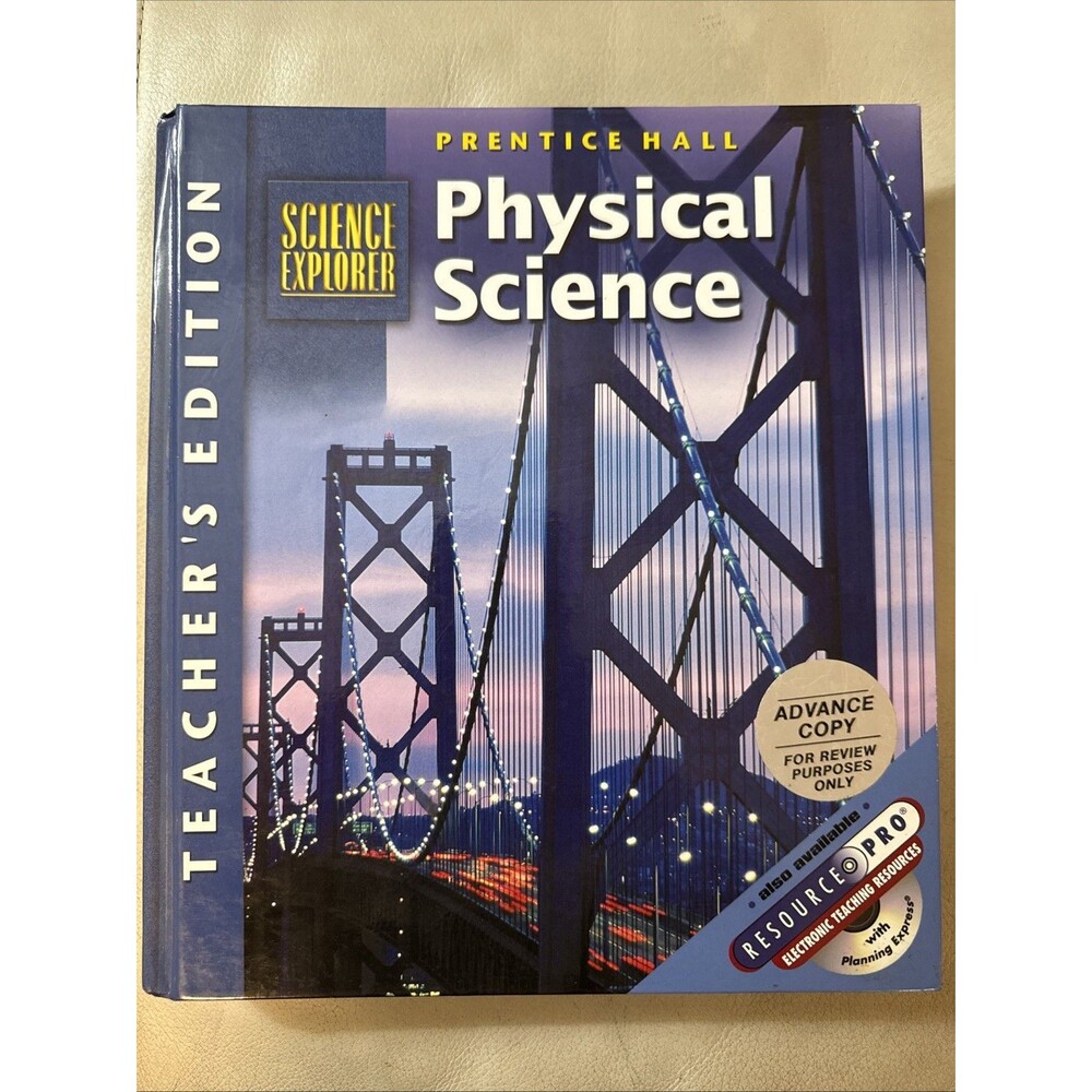 Holt Physical Science Teacher's Edition ISBN 0-13-043435-3 Homeschool EUC!